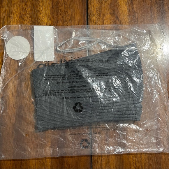 Calvin Klein Jeans Women's Ribbed Knit Sleeveless Top - Forge Iron, Size S, NWT - Picture 6 of 6